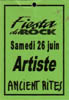 Backstage Pass 1999